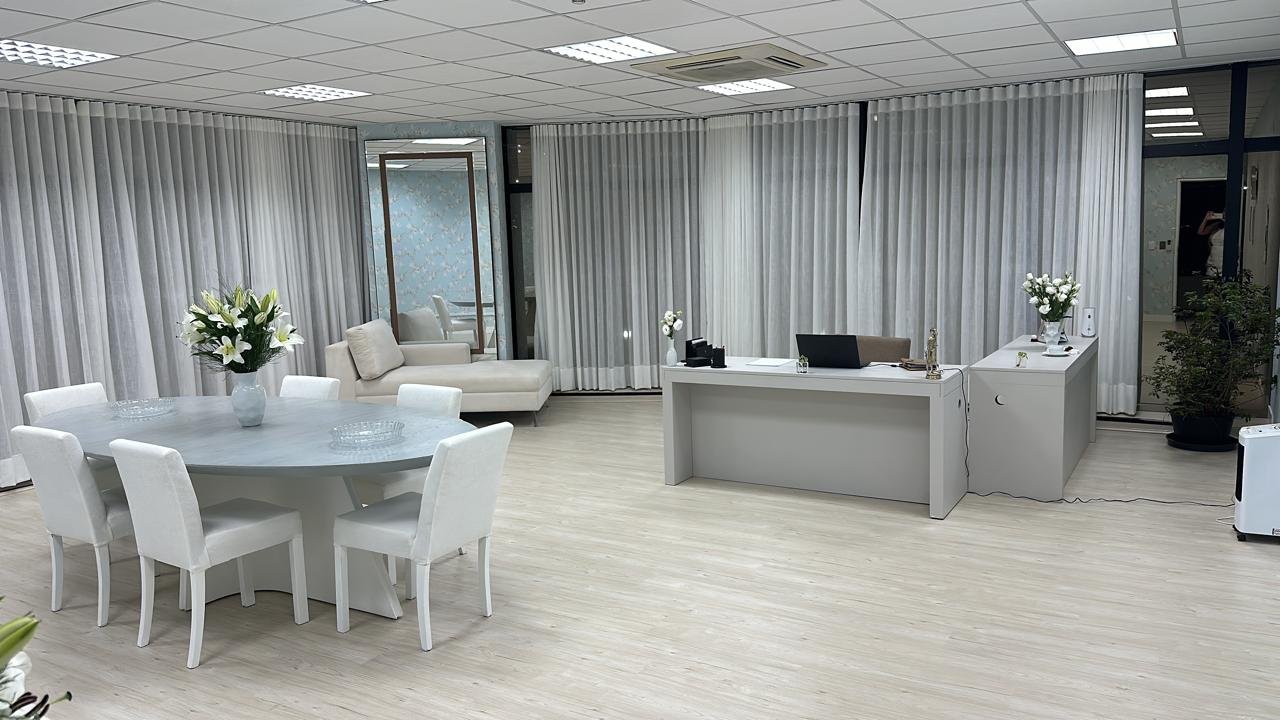 Sala de atendimento da Advocacia Leite, escritório de Direito de Família na Asa Norte, em Brasília
